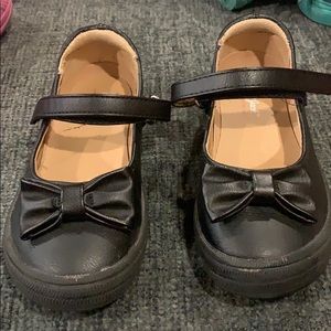 Toddler girl dress shoes black
